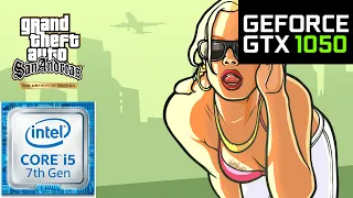 GTA San Andreas Definitive Edition - GTX 1050 | Intel i5 7300HQ | PC Performance Test Benchmark