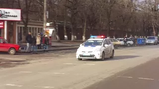 *epic horns* Ukranian police car responding to call