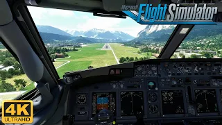 Microsoft Flight Simulator 2020 *MAXIMUM GRAPHICS* Boeing 737-700 Landing In Innsbruck