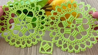 THIS PATTERN IS A MASTERPIECE❗️Super Easy Crochet Round Motif Model