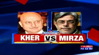 Saeed Akhtar Mirza Vs Anupam Kher On Pakistani Artists In India: The Newshour Debate (5th Oct)