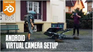 Blender FREE Virtual Camera Setup on Android - Tutorial