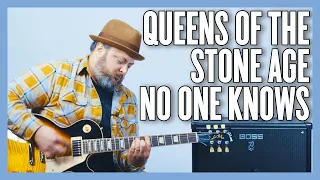 Queens Of The Stone Age No One Knows Guitar Lesson + Tutorial