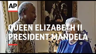 UK: SOUTH AFRICAN PRESIDENT MANDELA MEETS QUEEN ELIZABETH