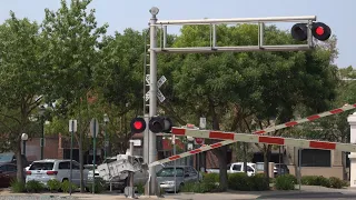Old Style Harmon Cantilevers At Railroad Crossings Compilation
