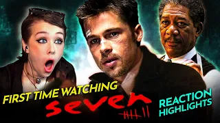 SE7EN (1995) Movie Reaction w/Nicki FIRST TIME WATCHING Seven