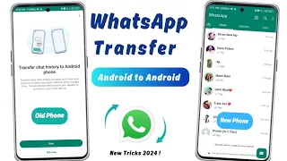 Transfer Whatsapp Messages From old Android to New Android Phone 2024 | Transfer WhatsApp Chats