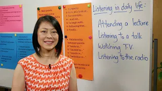 Academic English: Listening For Note Taking