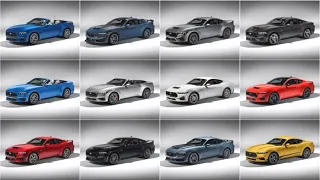 Every 2024 Ford Mustang Color