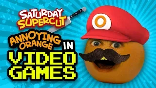 Annoying Orange in Video Games (Saturday Supercut)