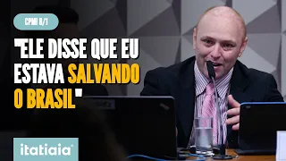 DELGATTI SOBRE REUNIÃO COM BOLSONARO NO PALÁCIO DA ALVORADA: "DISSE QUE EU ESTAVA SALVANDO O BRASIL"