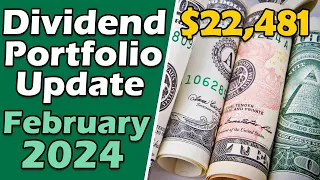 Dividend Stocks I Bought and Sold in February 2024 | Dividend Growth Income Portfolio Update