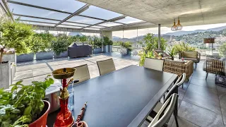 Lugano-Pregassona: penthouse apartment for sale with a magnificent view of the city & partially