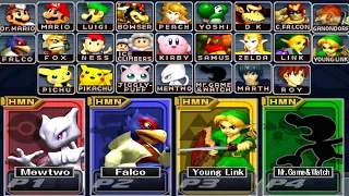 Super Smash Bros Melee - How to Unlock All Characters