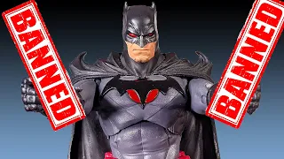 McFarlane got BANNED from using this accessory for all DC figures (DC Multiverse Flashpoint Batman)