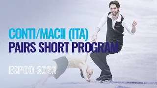 CONTI / MACII (ITA) | Pairs Short Program | Espoo 2023 | #EuroFigure