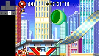 Sonic Advance 3 No Left/Right Challenge: Zone 1 Act 1