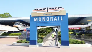 Disney Monorail 2023 Complete Ride Experience to EPCOT from WDW TTC · Walt Disney World 4K