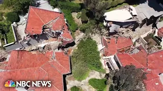 Southern California landslide prompts evacuation of a dozen homes