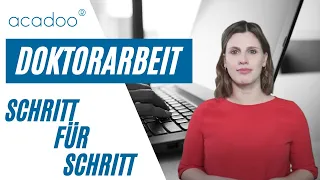 8 Schritte zu einer erfolgreichen Dissertation - Doktorarbeit schreiben | acadoo®