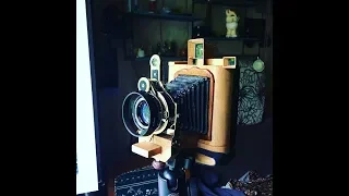 Fujifilm instax & medium format camera Moskov-5  6x9 cm  Краткий обзор
