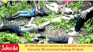 10 JHS student dead in the river oti at SABOBA in the northern region😭😭