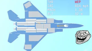 F-15C test flight + Carrier LANDING (War thunder)