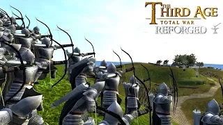 THE REUNITED KINGDOM DEFEND HOBBITON (Siege Battle) - Third Age: Total War (Reforged)