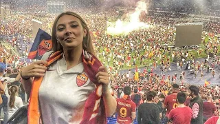 Jose Mourinho gives As Roma their first European title ❤️ | historic moment ❤️ | celebration 🔥🌠❤️