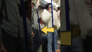 SOCIAL EXPERIMENT: How do people REACT to seeing ELVIS on the SUBWAY? #shorts #reaction #elvis