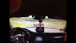 Manthey Racing 991 GT3 RS VS CORVETTE Z06 CALLAWAY NURBURGRING almost crash for the vet