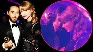 Taylor Swift & Jared Leto GETTING COZY At Golden Globe After Party