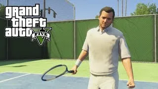 GTA 5: Fun Tennis Match! - Improve Stamina & Earn Money! (GTA V)