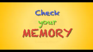 MEMORY game-6. Игры на уроках английского языка!