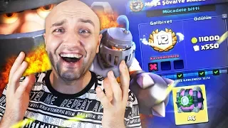 YENİ KART MEGA ŞOVALYE VE 12 GALİBİYET SANDIĞI - Clash Royale