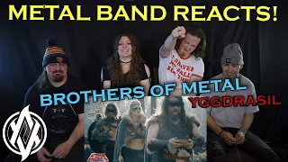 Brothers of Metal - Yggdrasil REACTION | Metal Band Reacts!