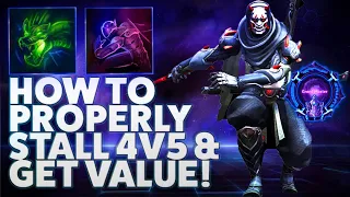 Genji Dragonblade - HOW TO PROPERLY STALL 4v5 & GET VALUE! - Grandmaster Storm League 2022