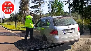 Poganiacz dostaje "prezent" od nagrywającego. Szybkie spotkanie z policją. STOP PIRAT