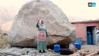 "صخرة ضخمة" حطمت منزل سيدة باقليم تارودانت