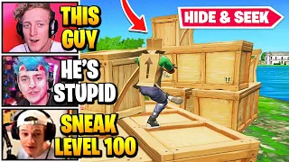 Streamers Host *SNEAKY* HIDE AND SEEK Game | Fortnite Daily Funny Moments Ep.591