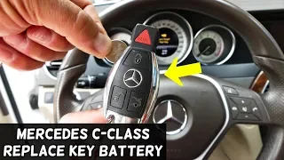 HOW TO REPLACE KEY BATTERY ON MERCEDES W204 C180 C200 C220 C250 C260 C280 C300 C350