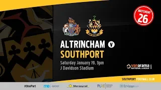 INTERVIEW | Liam Watson Post-Match v Altrincham (A)