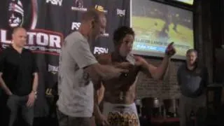 Bellator weigh ins in Louisville with Patricio Pitbull w/ subs