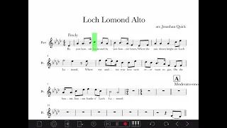 Loch Lomond-Alto 2 arr. Jonathan Quick