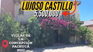 🏰 LUJOSO CASTILLO EN VILLAS DE LA CONCEPCIÓN, PACHUCA - $5,500,000 MXN 💲✨