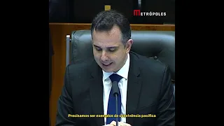 “Discordar não é odiar”, diz Rodrigo #Pacheco na abertura do Ano Legislativo