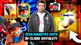 🤢BEI DIESEM DECK WIRD MIR ABSOLUT SCHLECHT! | Nur mit Zaubern gewinnen?! | Clash Royale Deutsch