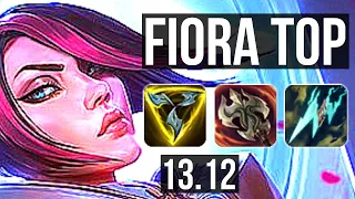 FIORA vs SETT (TOP) | 9 solo kills, 15/2/5, Legendary, 1.0M mastery, 300+ games | KR Master | 13.12