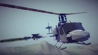 UH-1N Twin Huey Shot Down | Besiege