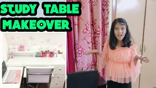 Study Table Organisation//Study Table makeover//Saanvi's Wonderland